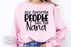 My Favorite People Call Me Nana SVG - Nana Mothers Day PNG Product Image 3