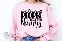 My Favorite People Call Me Nanny SVG - Mothers Day Nanny PNG Product Image 4