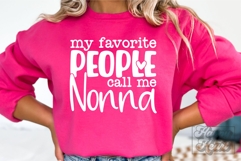 My Favorite People Call Me Nonna SVG - Nonna Mothers Day PNG Product Image 4