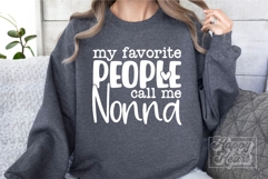 My Favorite People Call Me Nonna SVG - Nonna Mothers Day PNG Product Image 3