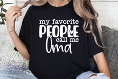 My Favorite People Call Me Oma SVG - Oma Mothers Day PNG Product Image 5
