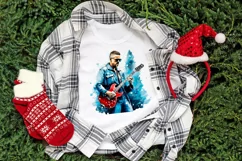 Watercolor Christmas people cong clipart winter Sublimation Product Image 7