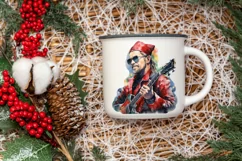 Watercolor Christmas people cong clipart winter Sublimation Product Image 6