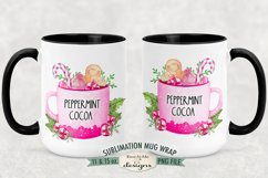 Christmas Cocoa Bomb 11 &amp; 15 oz. Mug Sublimation Bundle Product Image 7