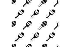 Percussion instrument pattern art design vector Product Image 1