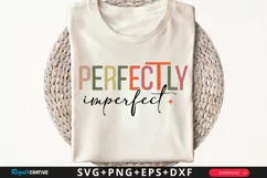 Perfectly Imperfect SVG, Christian SVG Design, Faith SVG Product Image 1