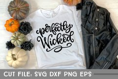 Perfectly Wicked, Hand Lettered, Cut File Product Image 1