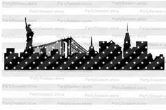 New York Skyliny Svg Statue of Liberty Svg America svg Product Image 1
