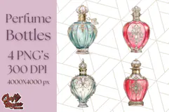 Perfume Bottle PNG Clipart Luxury Fragrance Graphic Clip Art Product Image 1