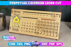 Perpetual Calendar | Desktop Calendar |Never Ending Calendar Product Image 1