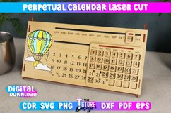 Perpetual Calendar | Desktop Calendar |Never Ending Calendar Product Image 1