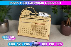 Perpetual Calendar | Desktop Calendar |Never Ending Calendar Product Image 1