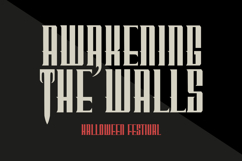 Perrownt Bold Modern Blackletter Display Font Product Image 2