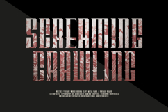 Perrownt Bold Modern Blackletter Display Font Product Image 4