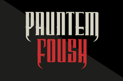 Perrownt Bold Modern Blackletter Display Font Product Image 6