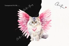 Valentine Persian Cat PNG | Valentine's Day Clipart Product Image 2