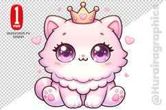Persian Cat Clipart - PNG File Product Image 1