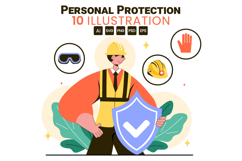 10 Personal Protection Illustration Product Image 1