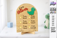 Daily Affirmations for Kids Laser Cut | Motivational SVG Product Image 1