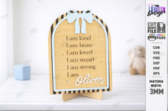 Daily Affirmations for Kids Laser Cut | Motivational SVG Product Image 1