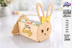 Personalised Easter Egg Bunny Baskets Laser Cut Bundle | CNC Product Image 3