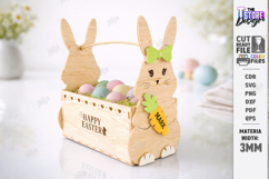 Personalised Easter Egg Bunny Baskets Laser Cut Bundle | CNC Product Image 8
