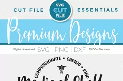Calling all crafters - Personalize shirts and tote bags with this Medical Staff SVG. Enjoy the delight of creating custom designs using this versatile SVG file compatible with Cricut and Silhouette cutting machines.