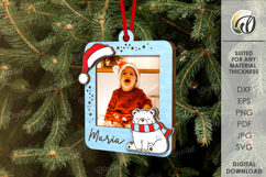Personalized Baby First Christmas Ornament Laser Cut Product Image 1