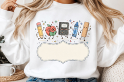 Personalized Back to School Supplies PNG Product Image 2