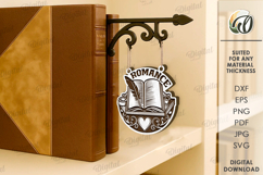 Personalized Book Genre Dividers Bundle Lasercut. Book SVG Product Image 12