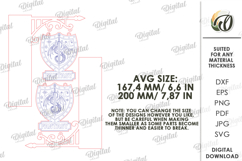Personalized Book Genre Divider Lasercut. Fantasy SVG Product Image 2
