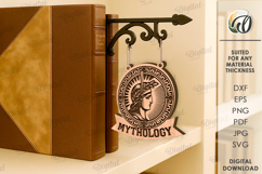 Personalized Book Genre Dividers Bundle Lasercut. Book SVG Product Image 8