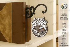 Personalized Book Genre Dividers Bundle Lasercut. Book SVG Product Image 11