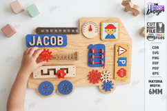 Personalized Busy Board Laser Cut | Montessori | Kids Laser Product Image 1