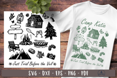 Personalized Camping t shirt svg Custom Bridal party