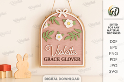 Personalized Children&#039;s Signs Bundle Lasercut. Kids Room SVG Product Image 7