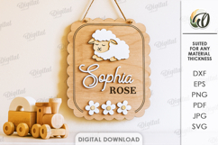 Personalized Children&#039;s Signs Bundle Lasercut. Kids Room SVG Product Image 8