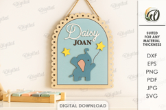Personalized Children&#039;s Signs Bundle Lasercut. Kids Room SVG Product Image 10
