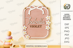 Personalized Children&#039;s Signs Bundle Lasercut. Kids Room SVG Product Image 11