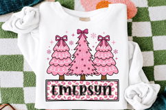 Personalized Christmas Tree Png,Pink Christmas Tree Png Product Image 2