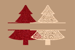 Personalized Christmas Tree Sign SVG Product Image 2