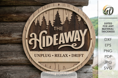Personalized Country Signs Bundle Lasercut. Outdoor Sign SVG Product Image 2