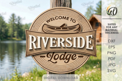 Personalized Country Signs Bundle Lasercut. Outdoor Sign SVG Product Image 12