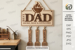 Personalized Dad Signs Bundle Laser Cut. Wall Decor SVG Product Image 4