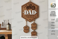 Personalized Dad Signs Bundle Laser Cut. Wall Decor SVG Product Image 7