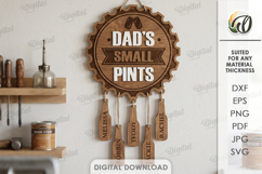 Personalized Dad Signs Bundle Laser Cut. Wall Decor SVG Product Image 9