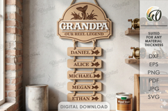 Personalized Dad Signs Bundle Laser Cut. Wall Decor SVG Product Image 10