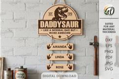 Personalized Dad Signs Bundle Laser Cut. Wall Decor SVG Product Image 11