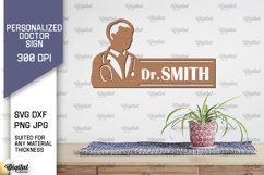 Personalized Doctor Signs Laser Cut Bundle. Wall Decor SVG Product Image 3