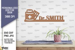 Personalized Doctor Signs Laser Cut Bundle. Wall Decor SVG Product Image 9
